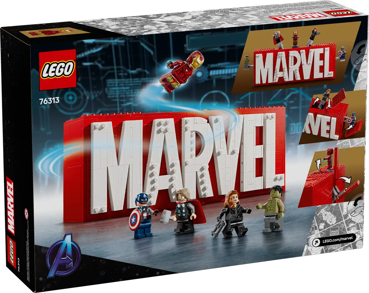Logo et figurines MARVEL (76313)